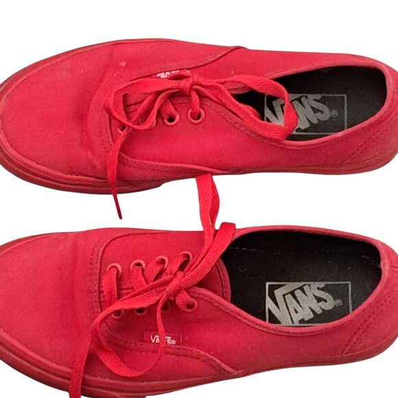 VANS  Off The Wall Era UNISEX Skater Sneakers Shoes  Women 6/Men 4.5 Red - Picture 2 of 9